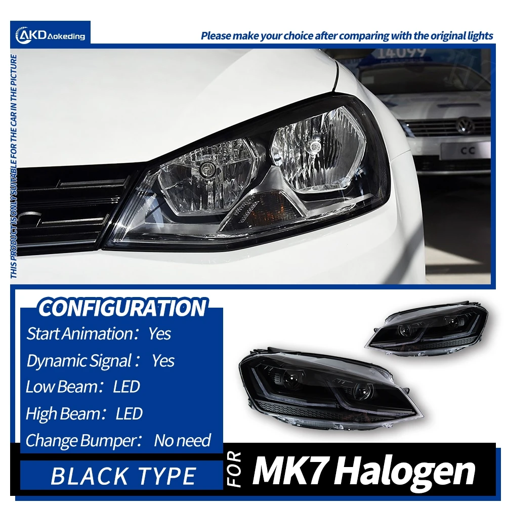 車検合格品！　ゴルフ7 ハイライン　ヘッドライト　フォルクスワーゲン ヘッドライト VW ゴルフ 7 MK7 2013-2017 車 automobileные