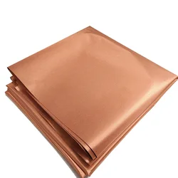 Premium Pure Copper Faraday Fabric for Ultimate Security and Privacy Protection (Orange)