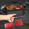 2pcs Grill Pan Scrapers Cast Iron Skillets Frying Pan Cleaners Zigzag Cookware Grill Pan Oil Dirt Cleaner Scraper Cleaning Tools 2
