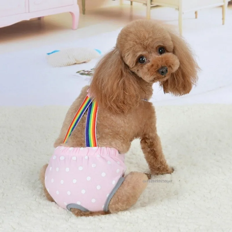 Dog Diapers Female Dog Diapers Physiological Pant Puppy Washable Clothes For Small Medium Girl Dogs Cat