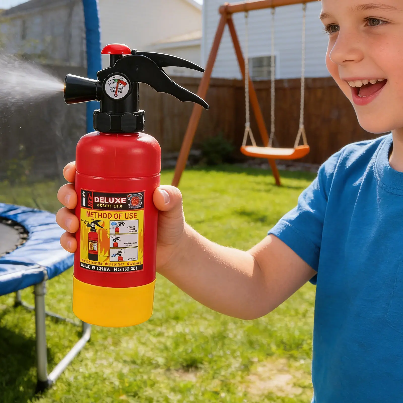 어린이를 위한 시뮬레이션 장난감 소화기 물놀이 소품 파티 용품 어린이용 공기압 장난감