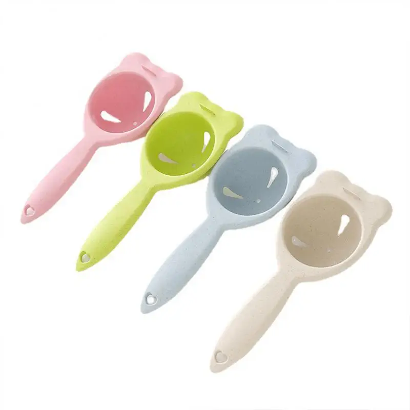 1/2/3PCS Egg White Separator Kitchen Baking Separator Tool Wheat Straw Mini Kitchen Gadgets Egg Yolk White Separators Food Grade