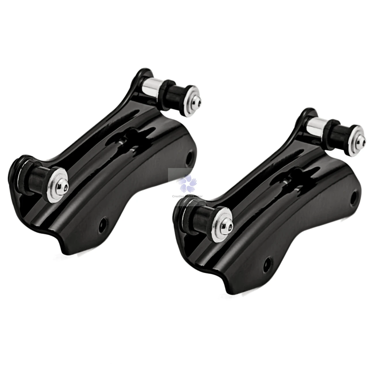 Kit Ferragens Para Harley Touring - 4 Pontos De Encaixe Pretos - Road Glide, Street Glide