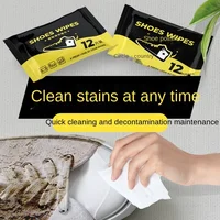 12/30/80Pcs/Bag Disposable Shoe Wipes Small White Shoe Artifact Cleaning Tools Care Shoes Useful Fast Scrubbing Quick Clean Wipe 1
