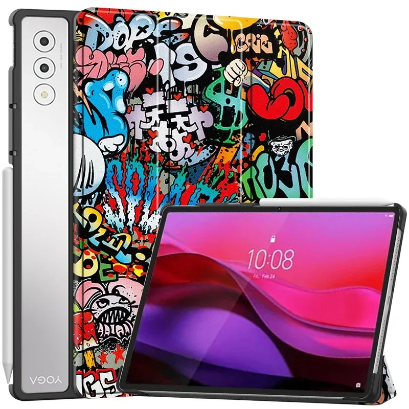 Magnetic Clear Back Stand Tablet Case