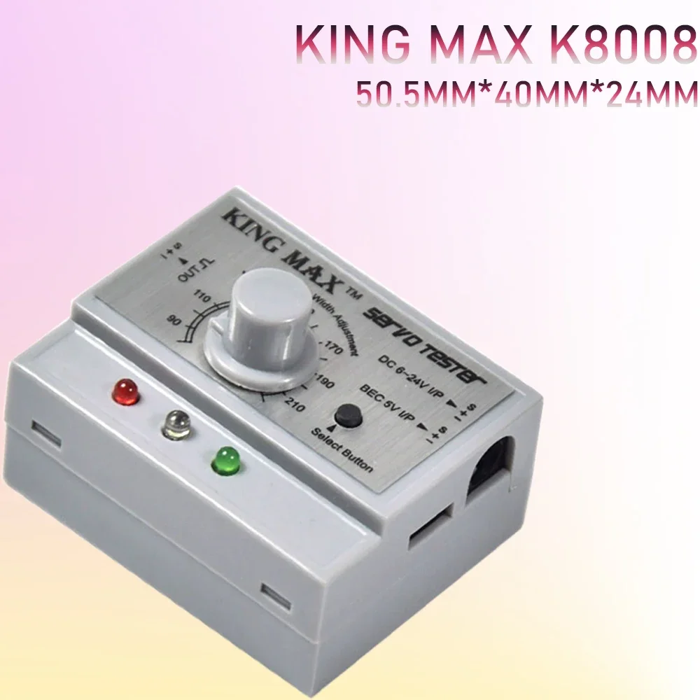 

KINGMAX KM8008 Серебряный тестер 5 В выход UBEC 50,5 мм * 40 мм * 24 мм
