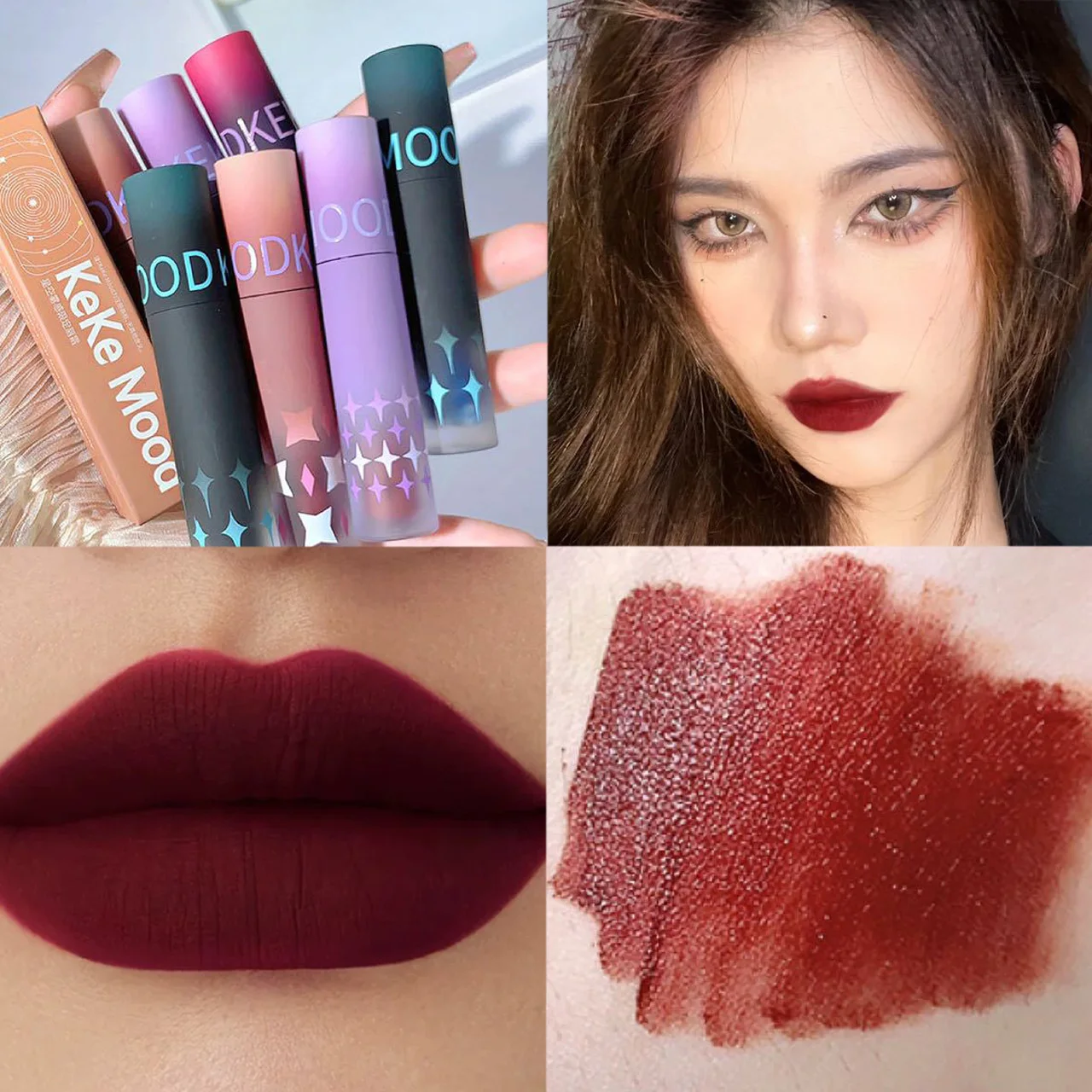 1pc Gothic Lipstick Lip Gloss Lip Tint Makeup lip makeup lip glaze lip tint lip stain lip gloss lip lacquer