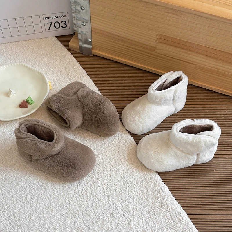 Girls Winter Casual Boots Soft Anti Slip Korean Style