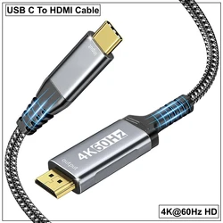 Premium 4K UHD USB - C to HDMI Cable - 2m (USB C To HDMI)