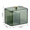 Cotton Swab Holder Cotton Pad Holder with 3 Compartments Bathroom Vanity Storage Box Makeup Organizer 6
