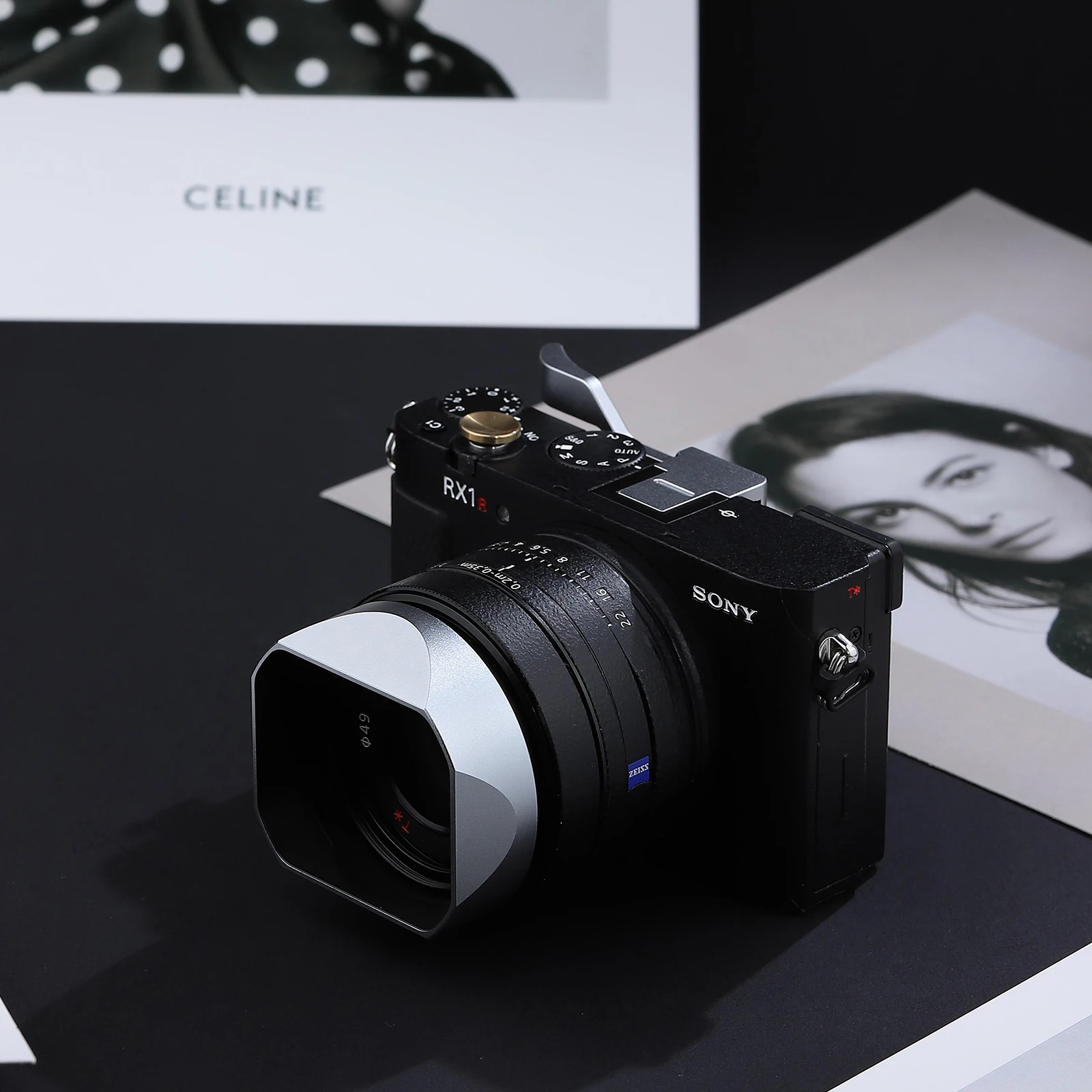 Haoge LH-S245N Bajonett Platz Metall Objektiv Haube für Sony FE 50mm F 2,5G FE 40mm F 2,5G FE 24mm F 2,8G Objektiv Schatten mit Kappe – Detail 9