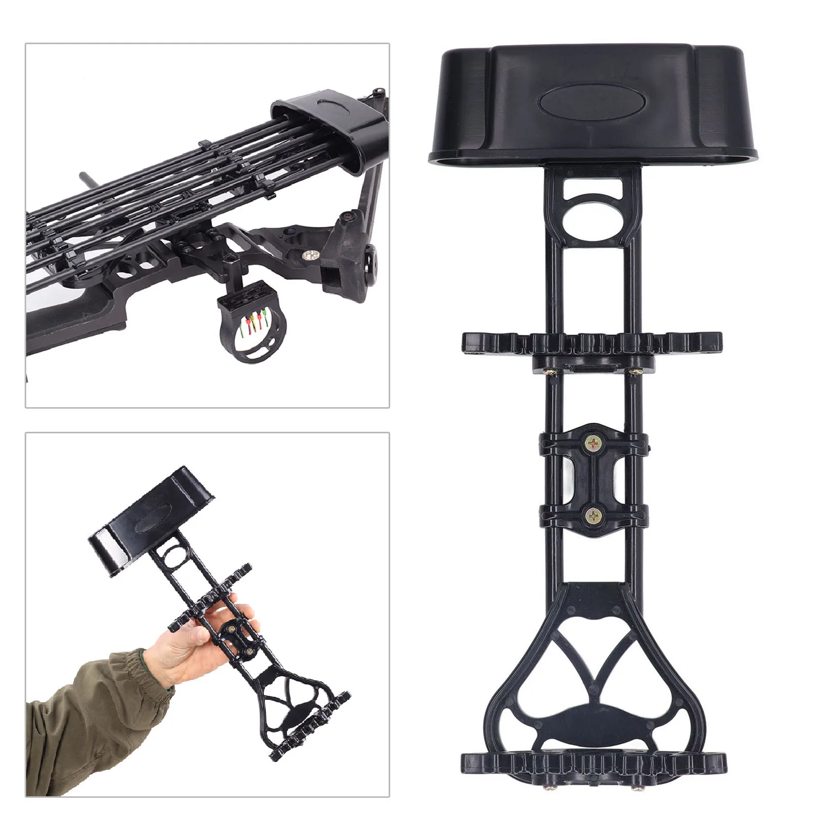 Faretra TP785 per 5 Frecce con Sgancio Rapido, Supporto per Frecce per Arco Compound, Accessori per Caccia e Tiro