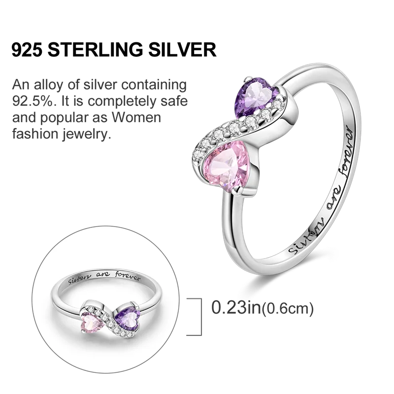 New 100% Real S925 Silver Rings For Women Original Eternal Claw Seal  Ring  Engagement Wedding Anniversary Jewelry Gift Hot 5
