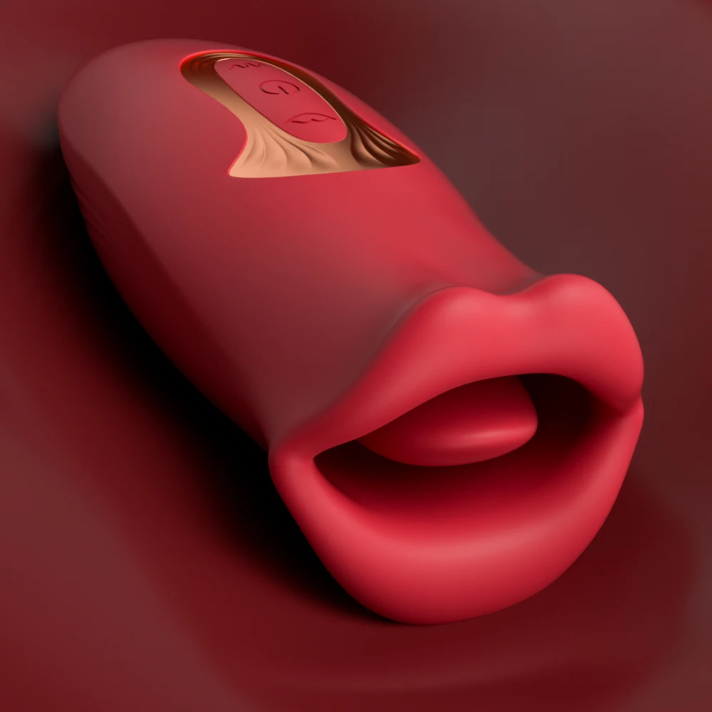Zunge lecken Vibrator für Frauen Oral Sex beißen und vibrieren Klitoris Stimulator Nippel Sauger Spielzeug für Erwachsene Frauen_voghion.com
