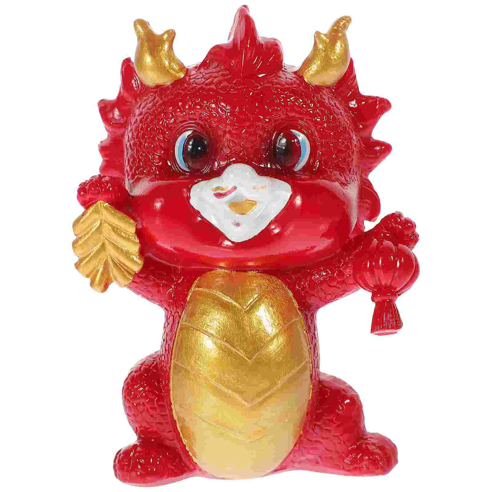 

Dragon Ornament Resin Craft Decor Indoor Desktop Crafts Cabinet Statue Animal Ornaments