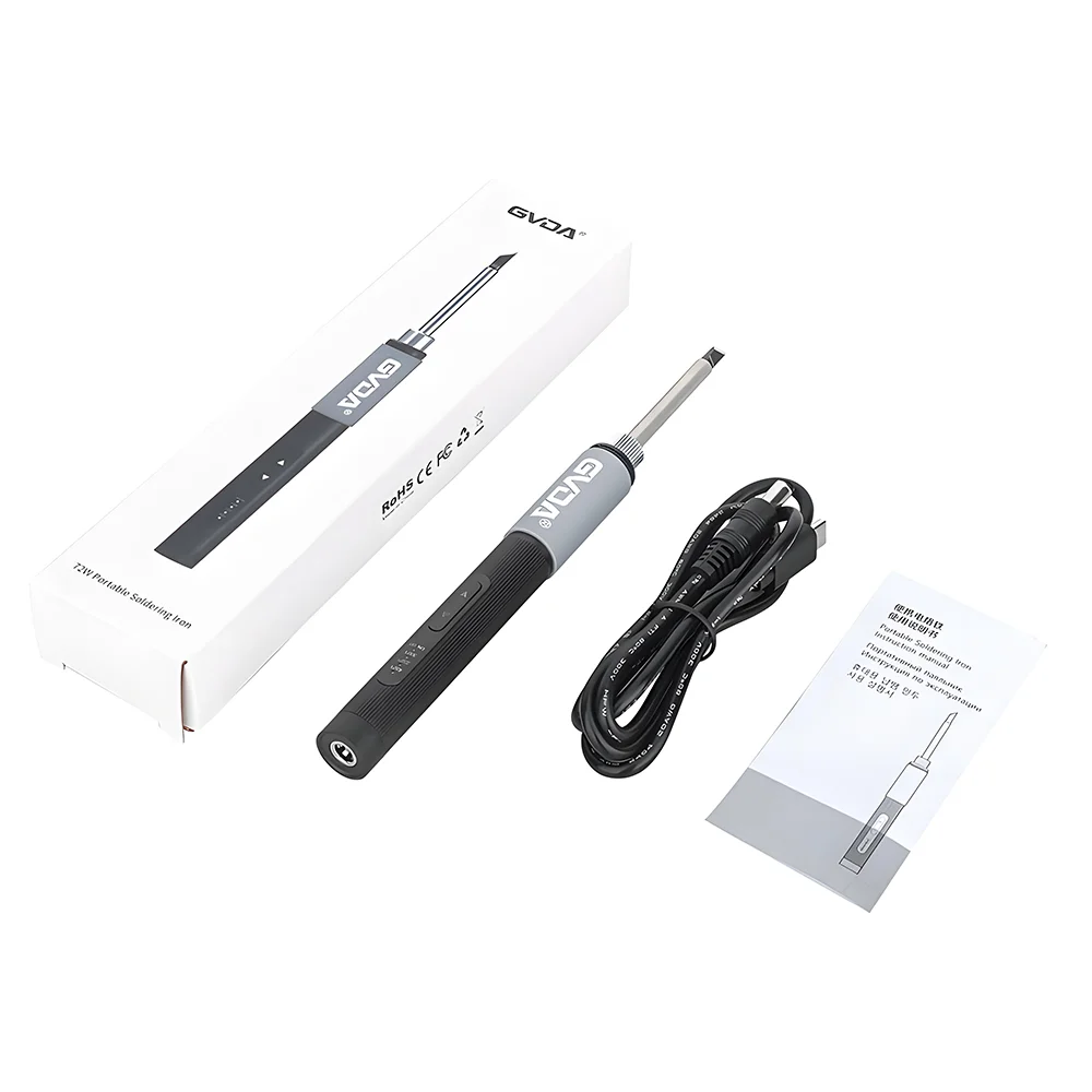Portable Electric Soldering Iron with Ceramic Heater – Ideal for Welding, Rework, and Repair Tasks