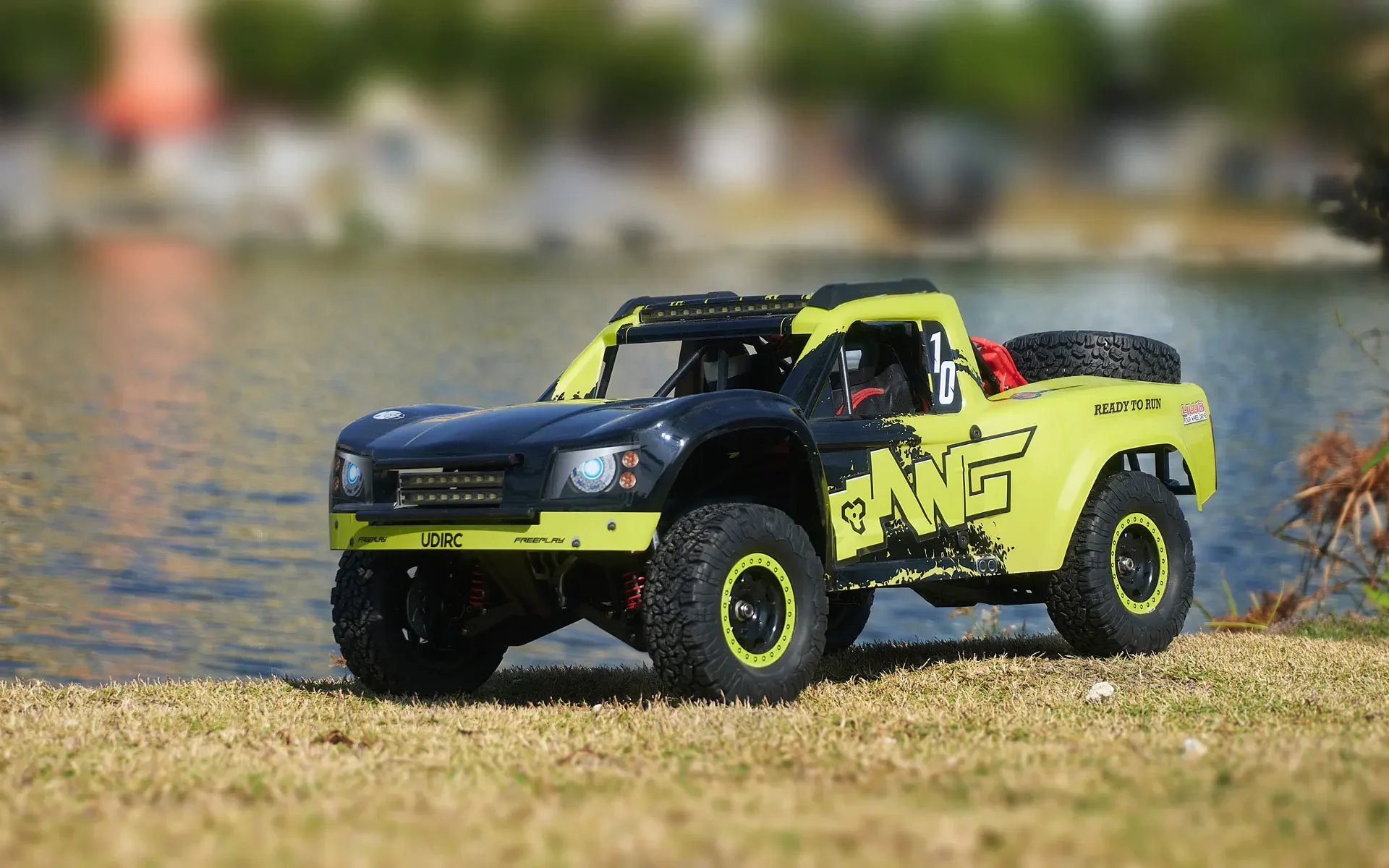 UDIR/C UD1002 80KM/H 1:10 2.4G Desert Off-Road RC Truck 120A Water-Proof  ESC Brushless Motor RC Car Model Buggy 3