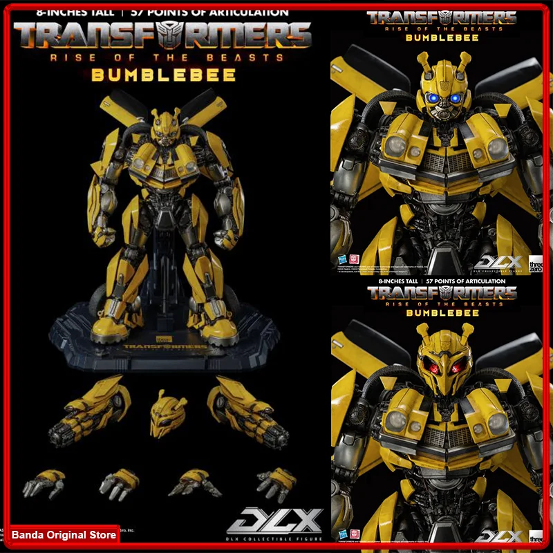 

100% In Stock Original Hasbro Threezero Transformers Rise of the Beasts DLX Scale Bumblebee 3A TF7 Autobot Action Figures Toys