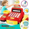 Simulation Supermarket Cash Register Game Toy Electronic Pretend Play House Toys Lighting And Sound Effects Toy for Kid Birthday 1
