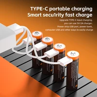PHOMAX Rechargeable Batteries AA 3400mWh AAA 666mWh Lithium-Ion Battery 1.5V AA/AAA Cell for Clocks Mice Computers Toy Remote 5