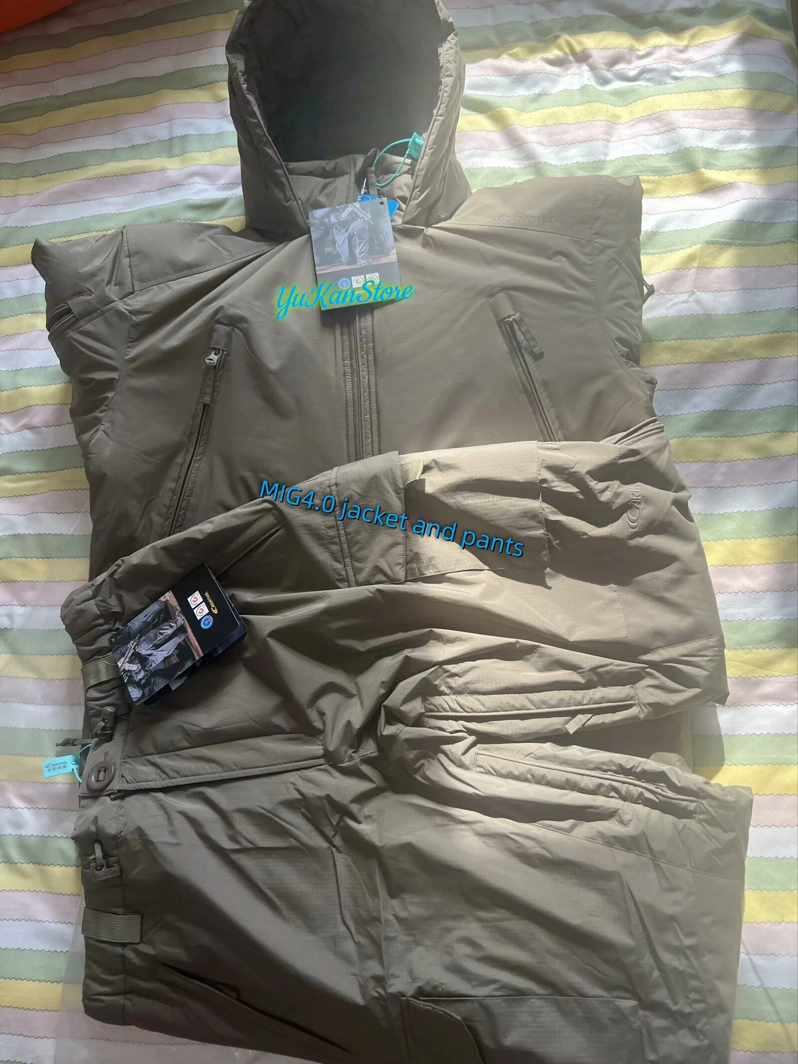 Outdoor Tactics MIG 4.0 Outdoor Thickened Warmth Tactics Cotton Jackets Windproof and Waterproof Or Long Pants hunting jacket