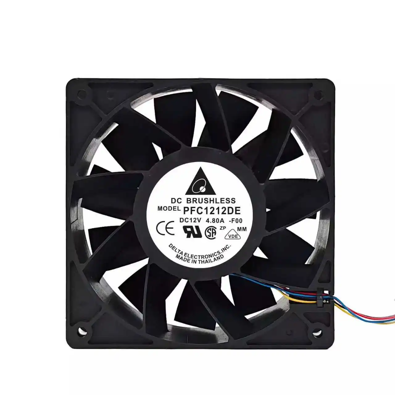 120mm X 38mm PFC1212DE 고속 7000RPM CFM 쿨링팬 12V 델타 12038 120x120x38mm 4.80A Ant S7 S9 D3 L3 E9 호환