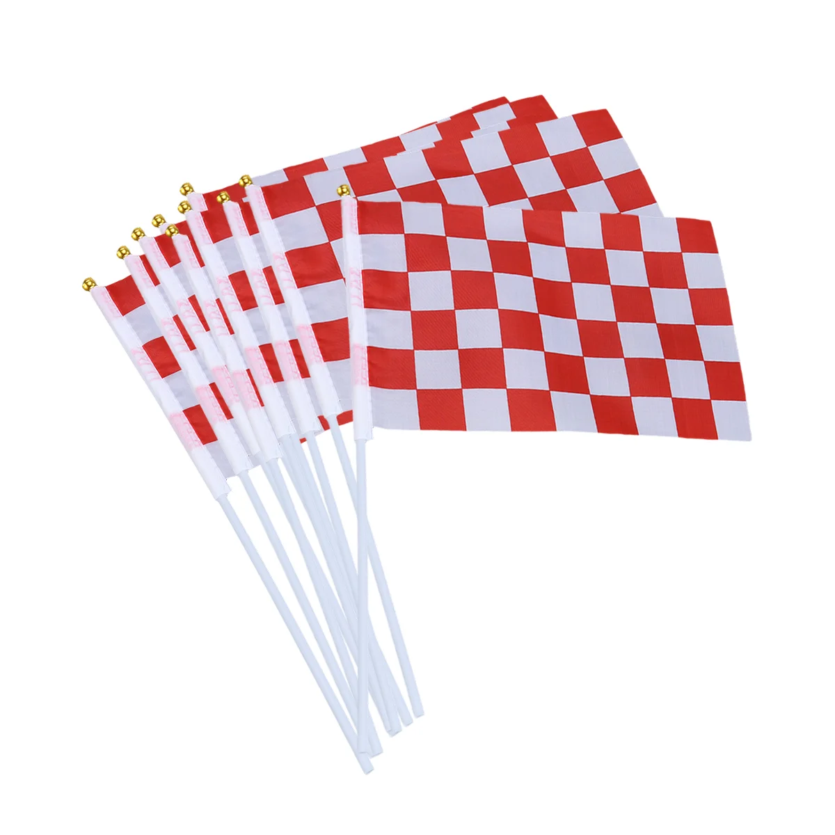 

20pcs Checkered Racing Flags with Stick Mini Hand Held Race Car Flags Race Car Party Decorations Supplies Festival Events
