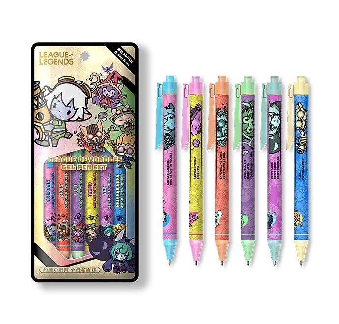 

League of Legends Yordle series black ink pen set Genuine Original Packaging Brand New