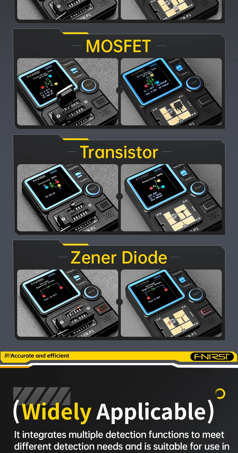 LCR-P1 Transistor Tester, Diode Transistor Capacitance Meter, Resistance LCR ESR