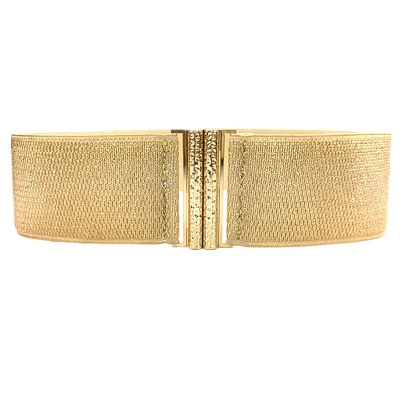 

Women Corset Belt Glittering Corset Waist Belt Dress Decorative Wide Belt