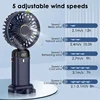 Electric Fan Portable Air Conditioner Mini Cooler Rechargeable Neck Fans for Home Free Shipping Hand Usb Conditioning Blades 1