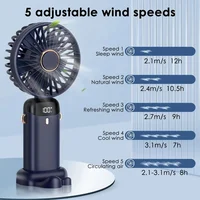 Electric Fan Portable Air Conditioner Mini Cooler Rechargeable Neck Fans for Home Free Shipping Hand Usb Conditioning Blades 1