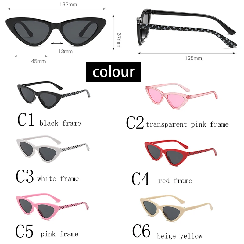 Children Sunglasses Kids Sunglasses Fashion Sunglasses Fashion Cute Cat Eye Eyewear For Girl Boy Baby Kids Infant Shades Goggles Outdoor Anti-glare UV400 Glasses