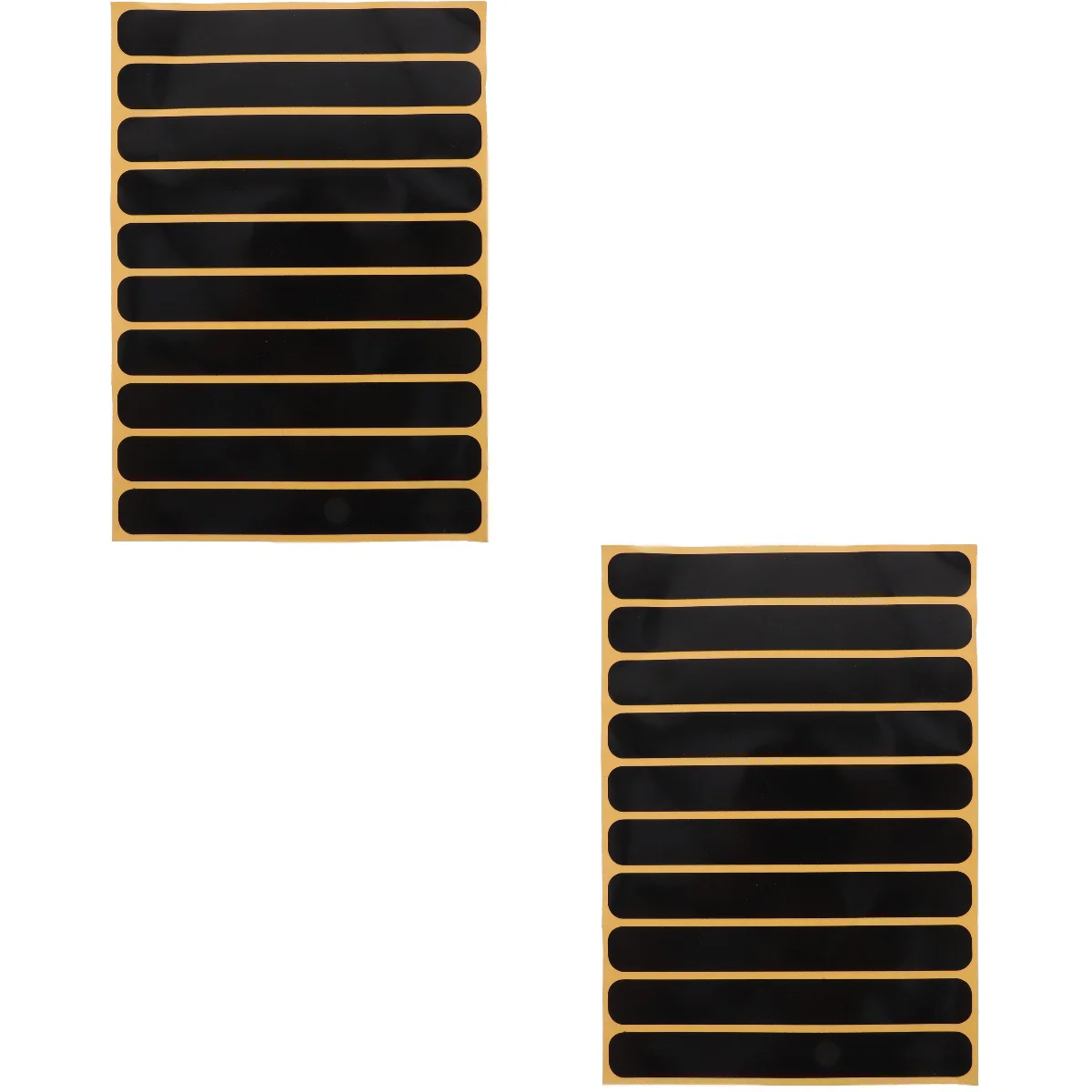 

2 Sheets Reflective Sticker Bicycles Reflective Tape Motorcycle Reflective Sticker (10 Strips/Sheet)