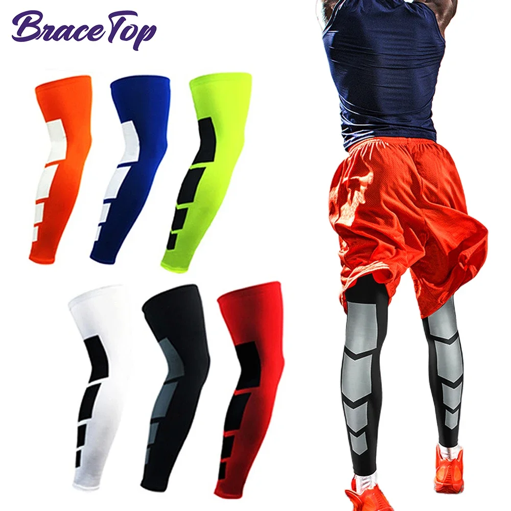 Compression Long Socks 1 Pair Men Women Knee Fitness Knee Pad Anti Slip Support Thigh Long Stockings Leg Thigh Sleeves leg compression sleeves thigh high socks