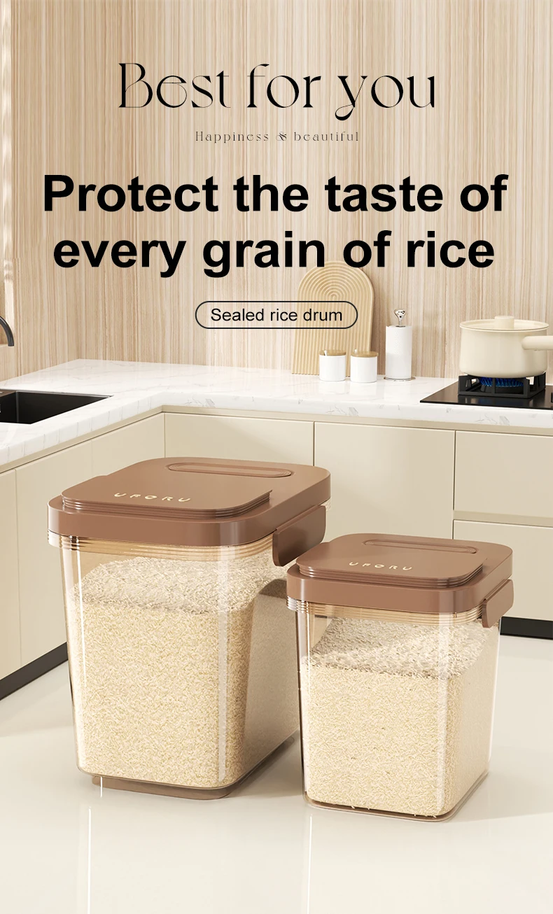Fødevaregodkendt risbeholder med lufttæt forsegling_voghion.com