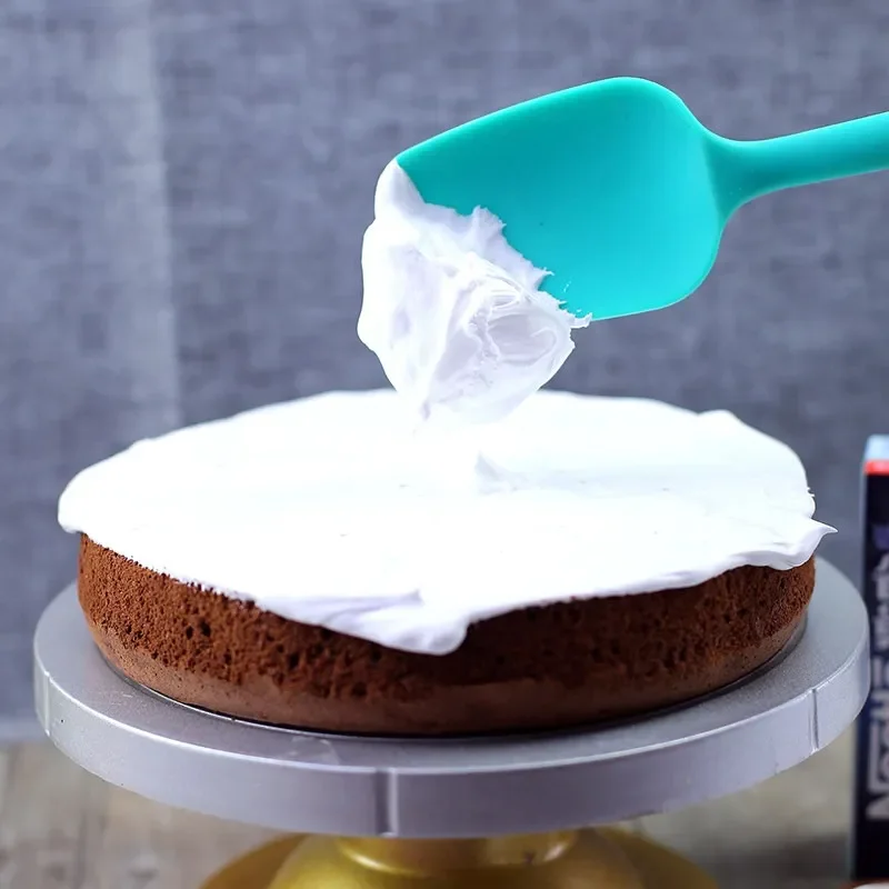

Hot Universal Heat Resistant Integrate Handle Silicone Spoon Scraper Spatula Ice Cream Cake Kitchen Tool Utensil