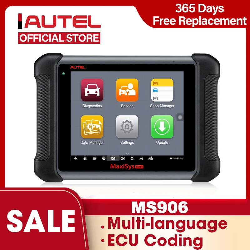 AUTEL MaxiSys MS906 Авто диагностические инструменты OBD2 сканер автомобильный ключ
