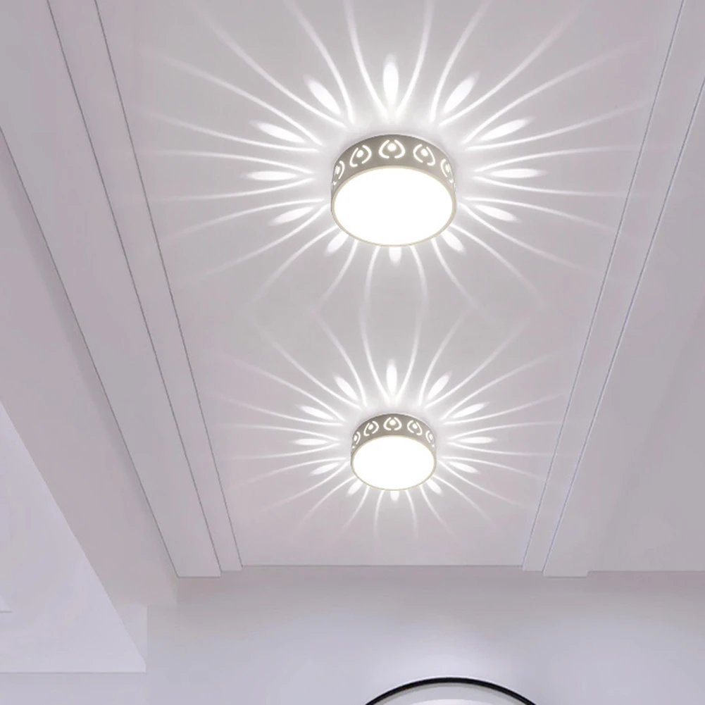 Tanie Oświetlenie sufitowe LED oświetlenie wewnętrzne energooszczędne światło werandy oświetlenie chodnikowe sklep