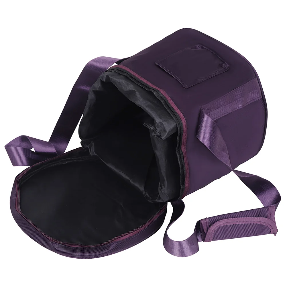 

Zipper Crystal Bowl Travel Storage Bags Singing Container Polyester Protector Case