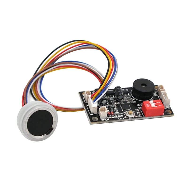 

K200-3.3+R502-F 4XAA Battery DC5V K200-3.3 Fingerprint Control Board With R502-F Waterproof Small Fingerprint Module