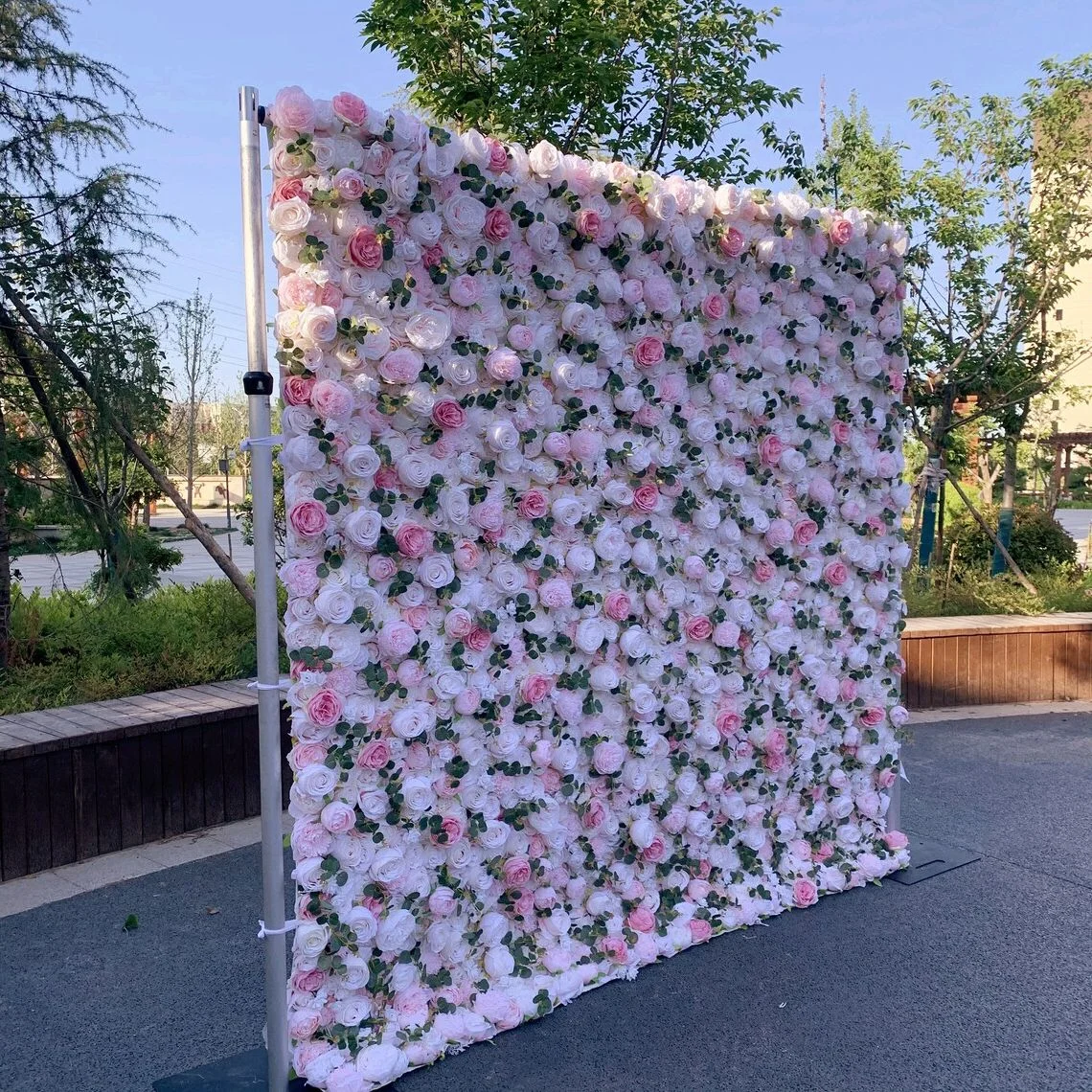 fiori-panel3d-fiori-parete-sfondo-bianco-rosa-fiori-di-seta-con-eucalipto-per-rose-wedding-decor-parrucchiere