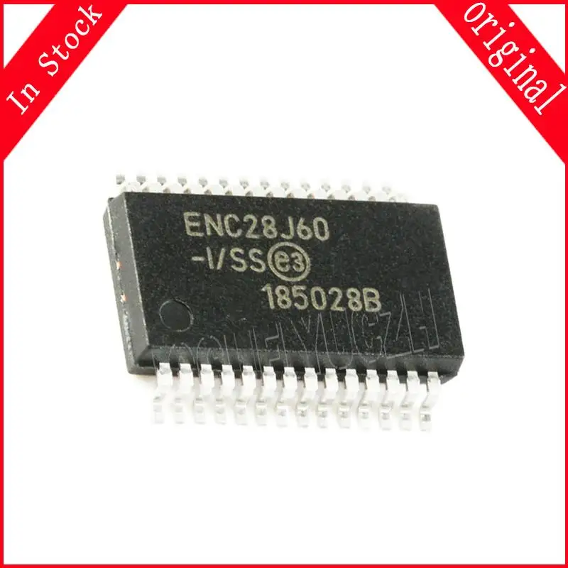 

10pcs/lot ENC28J60 ENC28J60-I/SS ENC28J60/SS SSOP28 In Stock