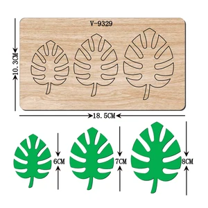 New leaf Wooden Dies Cutting Dies Scrapbooking /Multiple Sizes /V-9329