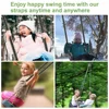 1.5m Easy & Fast Installation Tree Swing Hanging Kit Swing Straps Tree Protectors with Safer Lock Carabiners Swivel To Choose 6