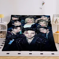 Nap Blanket Sofa Winter A-Stray A-Kids Warm Bed Fleece Camping Custom Kpop Fluffy Soft Blankets Microfiber Bedding King Size 1
