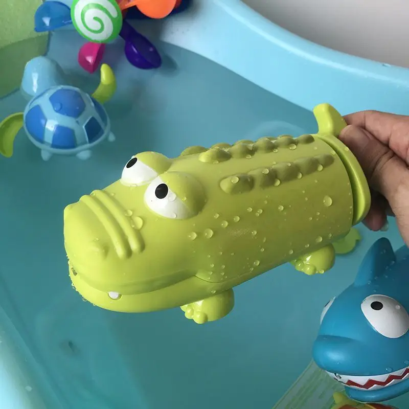 

Crocodile Water Gun Baby Bath Pool Beach Pump Water Gun Toy
