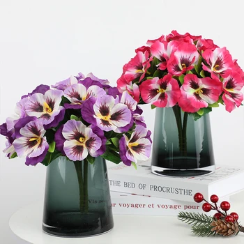 Artificial Pansy Flower Bouquet 5