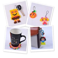 5mm Hama Beads Toy DIY  Beads Tool Educational Tangram Jigsaw Puzzle Pegboard Template Kids Игрушки Для Детей 3