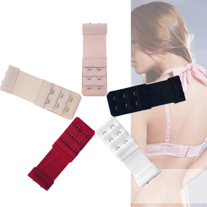 Bra Extender Buckle Women 2 Hook Elastic Underwear Extension Strap Clip Expander